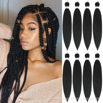 Julianna Wholesalers Hot Water Pre Stretched Hair Jewelry For Braids Curly Crochet Synthetic Braiding Hair